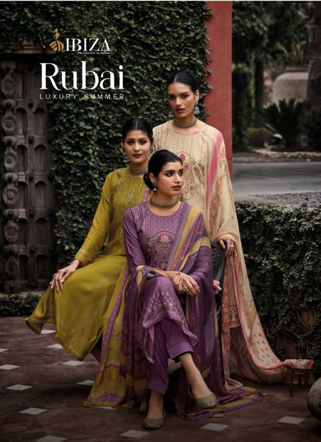 Rubai By Ibiza 10602 To 10607 Heavy Printed Dress Material Wholesale Price in Surat
